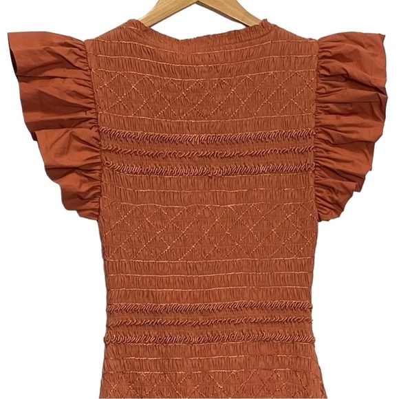 Ulla Johnson Madeline Smocked Dress - Picture 7 of 16